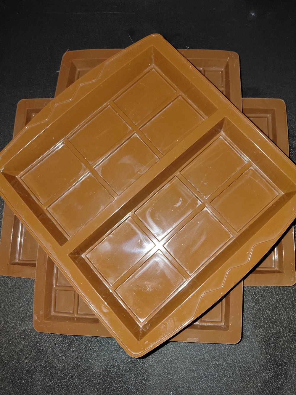 4 Silicone Chocolate Bar Molds Tray - 2 Are Same